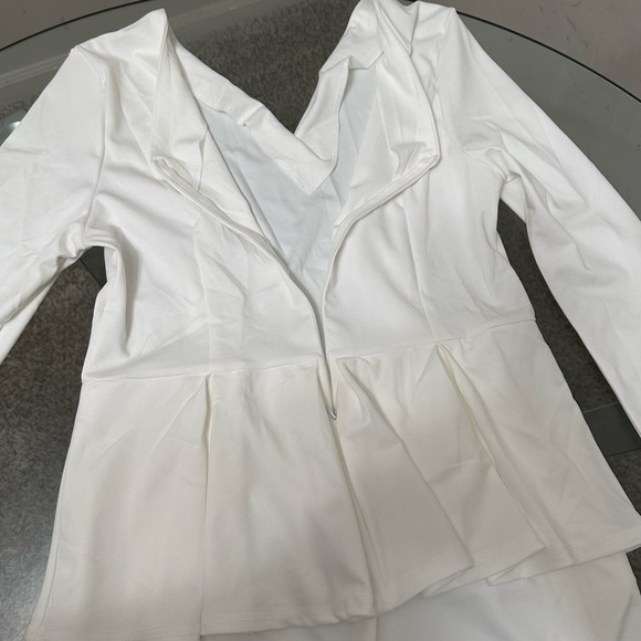 PEPLUM ONE PIECE JUMPSUIT WITH SIDE POCKETS. - Picture 10 of 13